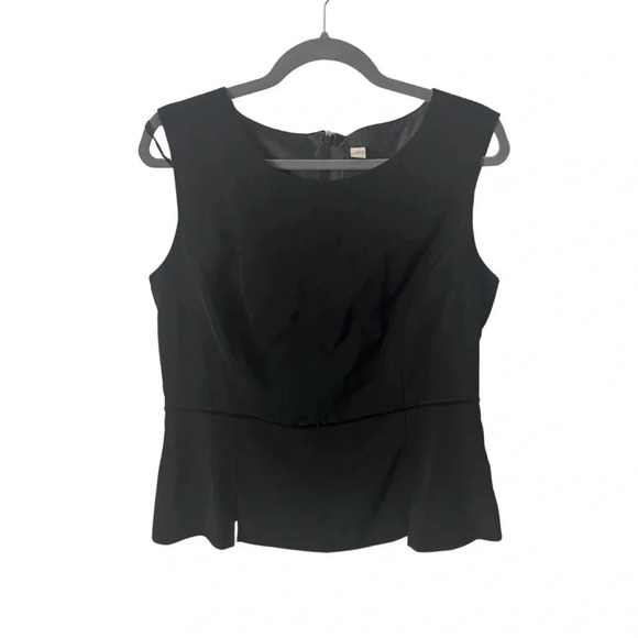 Vintage  | Y2K Black Top W/ Velvet Bow Detail | Size 12 - Picture 1 of 8